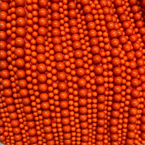 Vibrant Orange Beaded Hobo Bag ✨🧡 - Picture 3 of 8